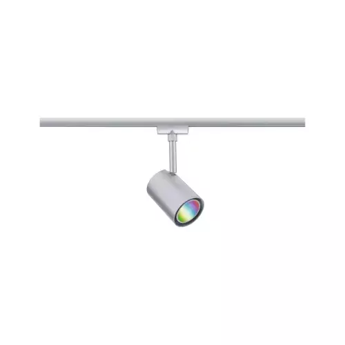 ,URail Spot sur rail Smart Home Zigbee 3.0 Luxe GU10 350lm 4,,8W RGBW+ gradable 230V, PAULMANN 31 - Cimaise Tableau 