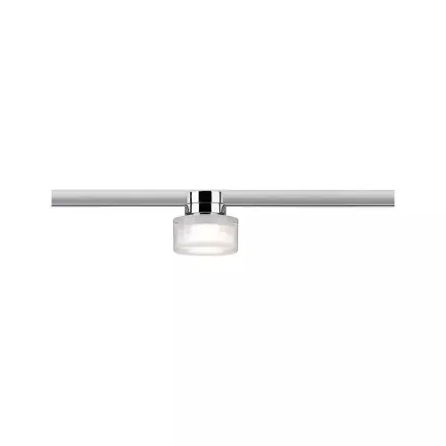 ,URail Spot sur rail Topa Dot Spot individuel 350lm 4,,9W 2700K gradable 230V Chrome,, Clair,,,
