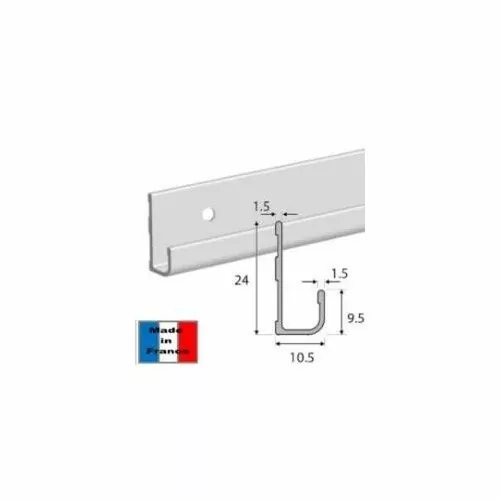 Cimaise H24 security 200 cm - fixation cimaise pour tableau civic industrie Civic Industrie 2 - Cimaise Tableau 