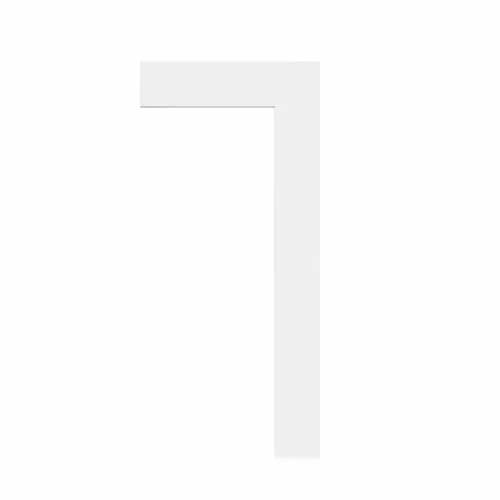 DX163-2300-RAL9003 ORAC Profilo Durofoam L230 x H10,1 x L1,3 cm ORAC DECOR 1 - Cimaise Tableau 