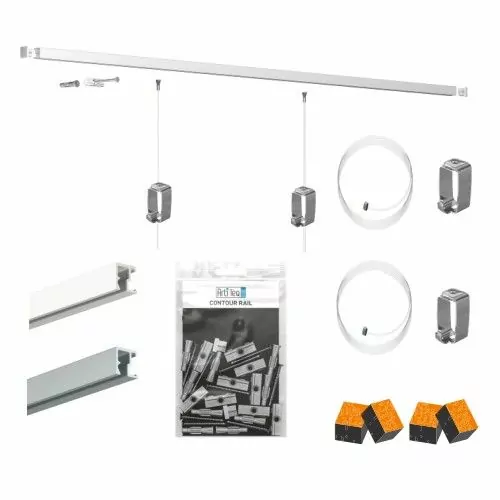 Pack cimaise Contour rail artiteq ECO Cimaise Tableau 1 - Cimaise Tableau 