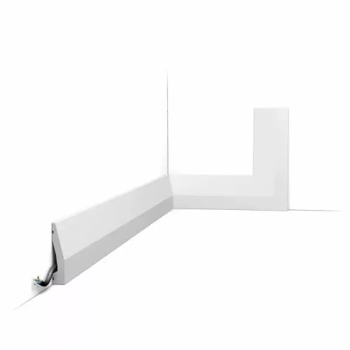 SX159 ORAC Battiscopa in Duropolymer L200 x H6 x L1,2 cm ORAC DECOR 1 - Cimaise Tableau 