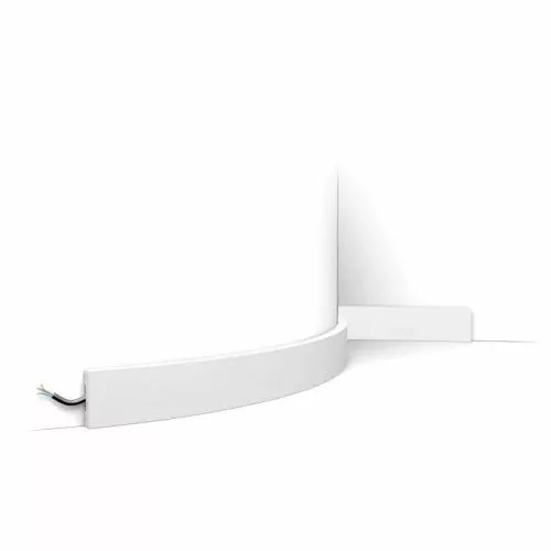 SX162F ORAC Battiscopa flessibile Flex L200 x H4 x L1 cm ORAC DECOR 1 - Cimaise Tableau 