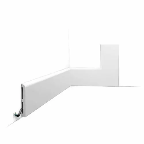 SX184-RAL9003 ORAC Plinthe RAL9003 Duropolymer L200 x H11 x L1,3 cm ORAC DECOR 1 - Cimaise Tableau 