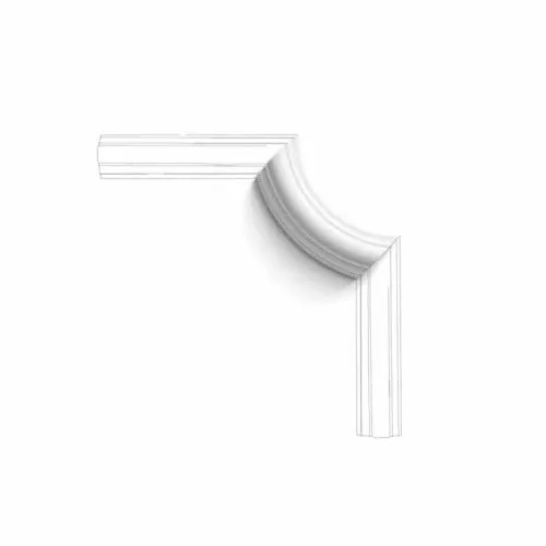 P4020A ORAC Corner for P4020 Durofoam L16.4 x H2.9 x L9.1 cm ORAC DECOR 1 - Cimaise Tableau 