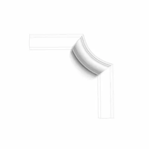 P801C ORAC Corner for P8020 Durofoam L19.8 x H2,6 x L11 cm ORAC DECOR 1 - Cimaise Tableau 