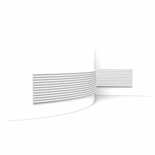 W108F ORAC Wall Panel FLEX 3D Flex L200 x H25 x L1,8 cm ORAC DECOR 1 - Cimaise Tableau 