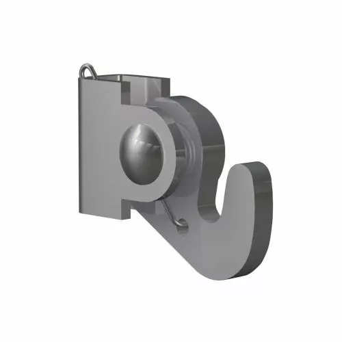 Self-locking hook for 4 x 4 rod (20kg) - picture rail fixing for artiteq painting ARTI TEQ 1 - Cimaise Tableau 