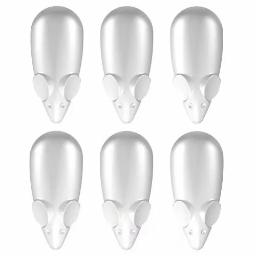 MOUSE MAGNETS BLANC X 6 PIECES ARTI TEQ 1 - Cimaise Tableau 