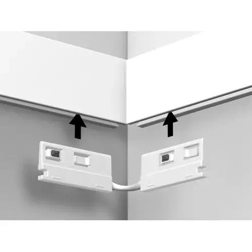 Connecteur 48V d'angle (Flex 300) ARTI TEQ 1 - Cimaise Tableau 