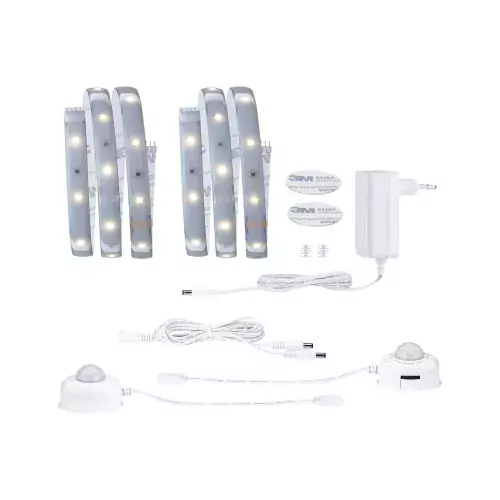 MaxLED 250 Strip LED Kit de base 2x 1m 2700K 2x 1m revêtue IP44 2x4W 300lm/m 60 LEDs/m 2700K 24VA