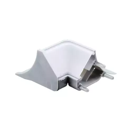 Eckverbinder LED Streifenprofile, Außenkante – 2er-Pack, Grau