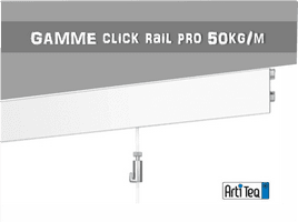 Cimaise Click rail pro Artiteq