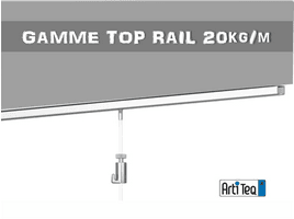 Cimaise Top rail Artiteq