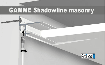 Cimaise Shadowline massonery Artiteq